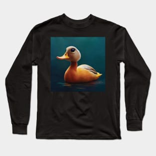 Cute Yellow Ducking Long Sleeve T-Shirt